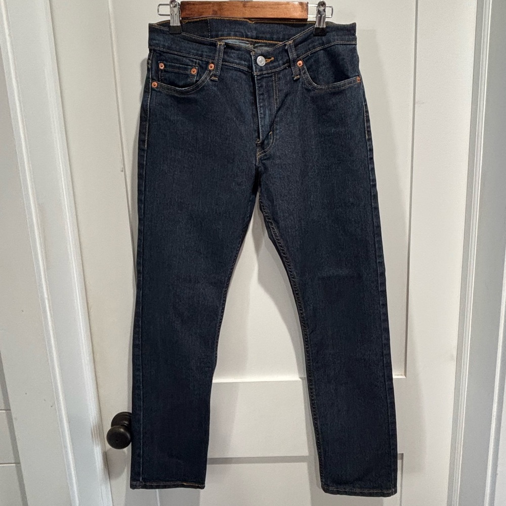 Levi's Dark Blue Straight Jeans